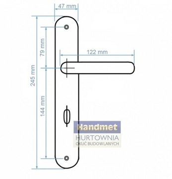 РУЧКА ДВЕРНАЯ ТИПО ПАТИНА 72 мм АКЦИЯ