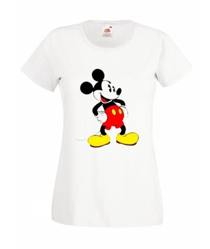 XXL KOSZULKA DAMSKA MYSZKA MIKI MIKI MOUSE WZORY