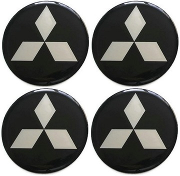 MITSUBISHI 70mm NAKLEJKI NA FELGI DEKIELKI KOLPAKI