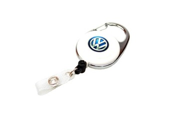 ORYGINAŁ VW UCHWYT NA KARTĘ ID Z ROZWIJANA MIARKĄ
