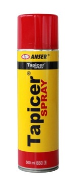 Klej Tapicer w sprayu aerozolu 500ml tkanina gąbka