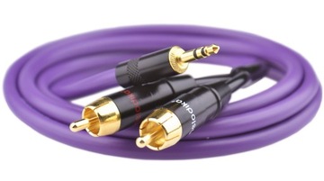 JACK CABLE 3,5 - 2RCA MELODIKA CINCH CABLE 6м