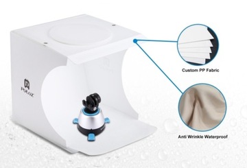 PULUZ NAMIOT BEZCIENIOWY Studyjny PHOTO STUDIO LED 40 1100LM + 6x Tło