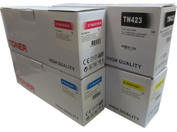 Wysokowydajny Komplet 4x toner do Brother TN-423 HL-L8260CDW, DCP-L8410CDW,