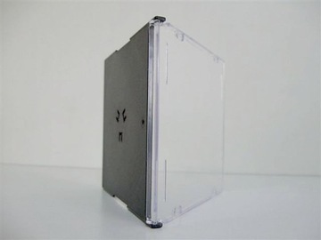 Pudełka CD x 1 na MINI płytki 8cm 25 szt czarne