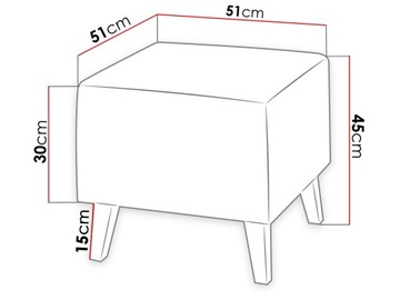 Memone PUFA SEAT Подставка для ног Мебель для отдыха