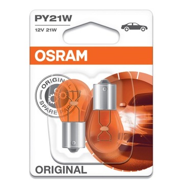 OSRAM ORIGINAL 12V 21W PY21W BAU15s