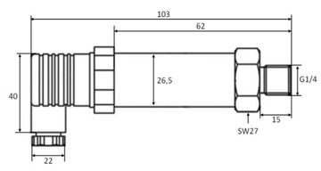 PRZETWORNIK CIŚNIENIA ATEK BT-210 1-600 bar