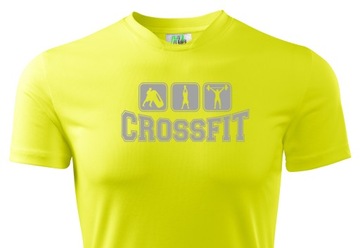 TERMICZNY T-SHIRT SPORTOWY CROSSFIT ODDYCHAJĄCY