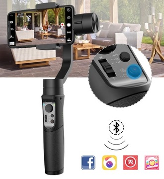 GIMBAL Hohem Mobile+ 3-осевой стабилизатор для смартфона на телефоне