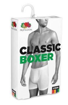 2x BOKSERKI MĘSKIE Boxer FRUIT OF THE LOOM XL