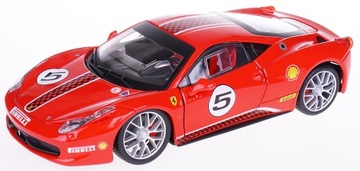 FERRARI 458 CHALLENGE METAL МОДЕЛЬ BBURAGO 1:24