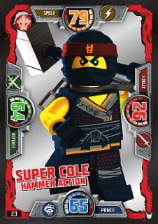 karta nr 23 Super Cole Lego Ninjago 3