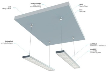 PROFIL ALUMINIOWY SOLIS INOX 2M DO TAŚM LED