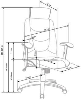 STILO 2 HALMAR ТКАНЕВЫЙ ОФИСНЫЙ СТУЛ ДЛЯ СТОЛНОГО СТОЛЛА