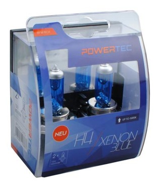ŻARÓWKI H4 POWERTEC xenon blue KOMPLET 2 szt 5000K