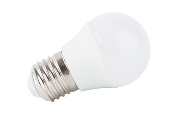 ŻARÓWKA LED E-27 6W KULA BARWA CIEPŁA