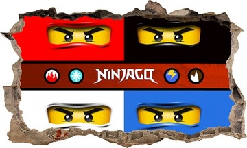 3D-наклейка LEGO NINJAGO XXXXXXXXXXL 166 см x 100 см