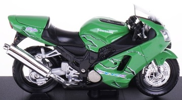 МОДЕЛЬ KAWASAKI NINJA ZX-12R МЕТАЛЛИЧЕСКИЙ МОТОР WELLY 1:18