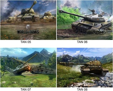 Opłatek na Tort Czołgi WORLD of TANKS nasycone 24h