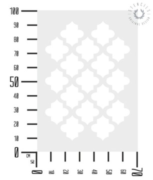 Марракеш - многоразовый трафарет для марокканской живописи 70х100см