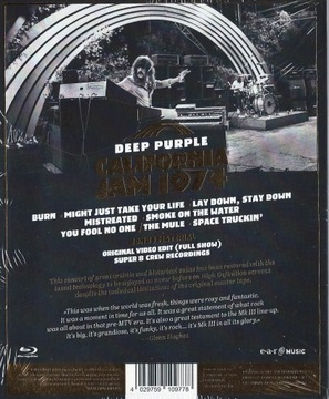 # Deep Purple CALIFORNIA JAM1974 BLU-RAY