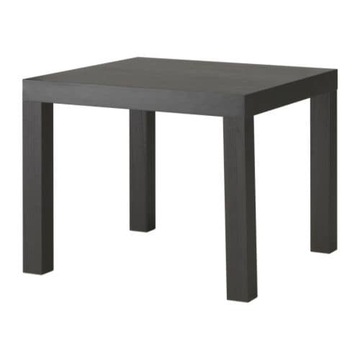 IKEA LACK stolik 55x55 cm stół kawowy CZARNOBRĄZ