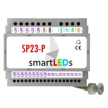 Sterownik schodowy LED smartLEDs SP23-P sonda światła fala półpiętro