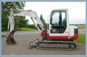 НАКЛЕЙКИ НАКЛЕЙКИ - TAKEUCHI TB145 + пиктограммы