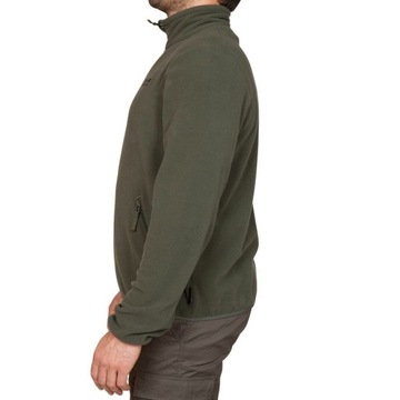 Теплый охотничий флисовый свитшот SOLOGNAC KHAKI XL