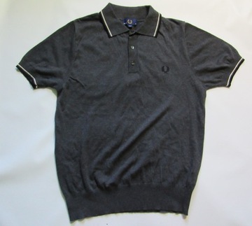 FRED PERRY ORYGINALNE SZARE POLO Made In Italy /M