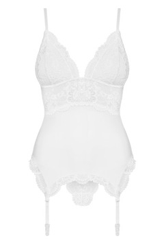 Bielizna-810-COR-2 белый корсет и стринги L/XL
