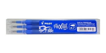 Wkład Pilot FRIXION 3 szt 0,7 mm wymazywalny
