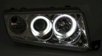 фото ориг. №4, Headlights skoda fabia 1 99-2008 white rings ccfl black certified+ light bulb free of charge!
