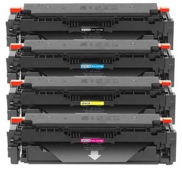 4 ТОНЕРА ДЛЯ ПРИНТЕРА HP COLOR LASERJET CF410X, НОВЫЙ