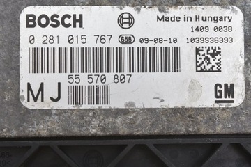 компьютер ZAFIRA B 1.9 CDTI 0281015767 55570807 MJ