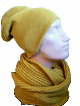 МУЖСКОЙ КОМПЛЕКТ, ШАПКА СМЕРФЕТТА + ШАРФ