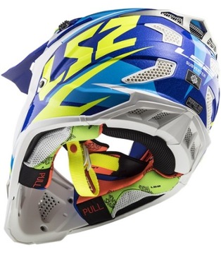 KASK LS2 MX470 SUBVERTER NIMBLE WHITE BLUE YELL XS