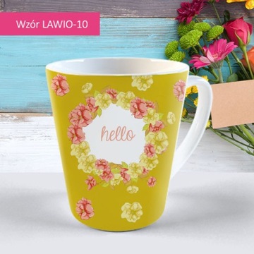 Фотокружка для латте с фотографией и собственным принтом