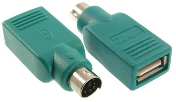 ADAPTER PRZEJŚCIE wtyk PS2 na gniazdo USB