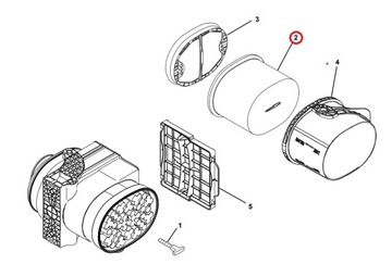 ВОЗДУШНЫЙ ФИЛЬТР CAT M318D M315D M316D 2525001 OEM