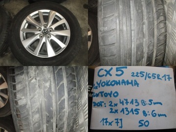 Колеса, диски, шины MAZDA CX5 R17 6 5MM