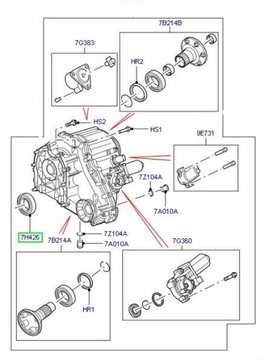 Симеринг редуктора Land Rover Discovery 3 и 4