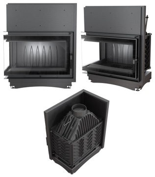 WKŁAD kominkowy OLIWIA 18 DECO lewy BS GRATISY