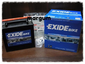 АККУМУЛЯТОР ETX14-BS EXIDE 12 Ач 200 А YTX14-BS MOTO