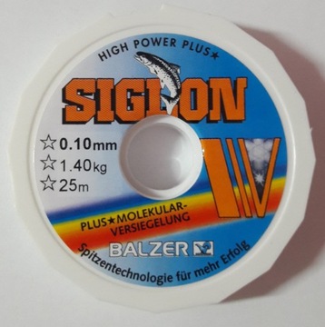 Żyłka przyponowa Siglon V 0,10 mm/25 m - Balzer