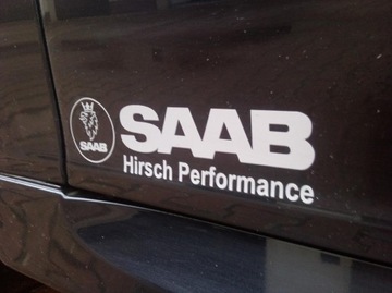 Наклейка на кузов Saab Hirsch Performance