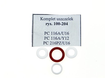 Zestaw Uszczelek Do Palnika PERUN PC 116A-216PZ