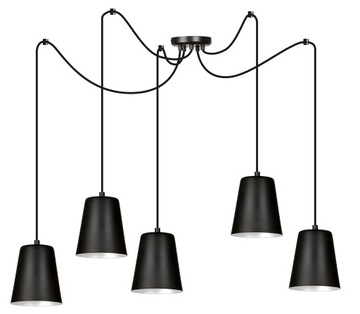 WISZĄCA LAMPA SUFITOWA LINK 5 LED PAJĄK od EMIBIG