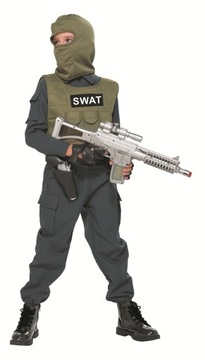 Policjant S.W.A.T SWAT Antyterrorysta 128 strój